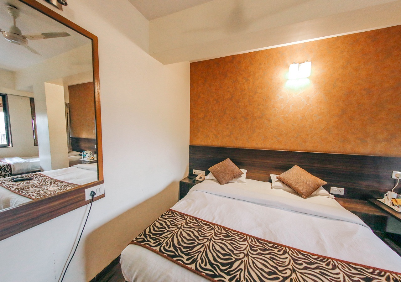Comfortable hotel bedroom